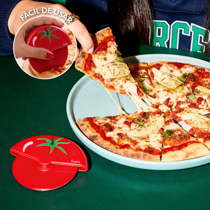 Coupe-Pizza Tomate – Fisura – vue 3