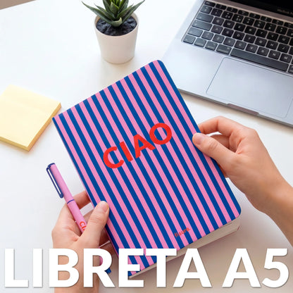 Carnet A5 « Ciao » – Fisura – vue 4