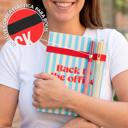 Carnet A5 « Back to the office » – Fisura – vue 3