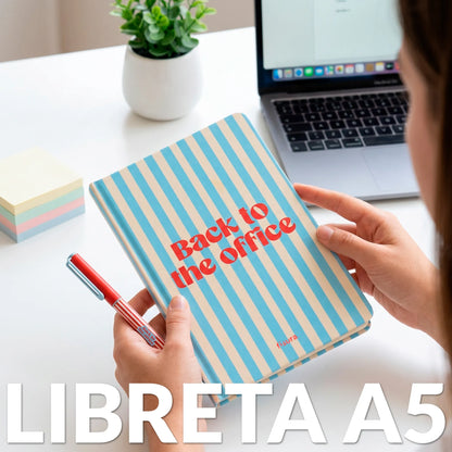 Carnet A5 « Back to the office » – Fisura – vue 4