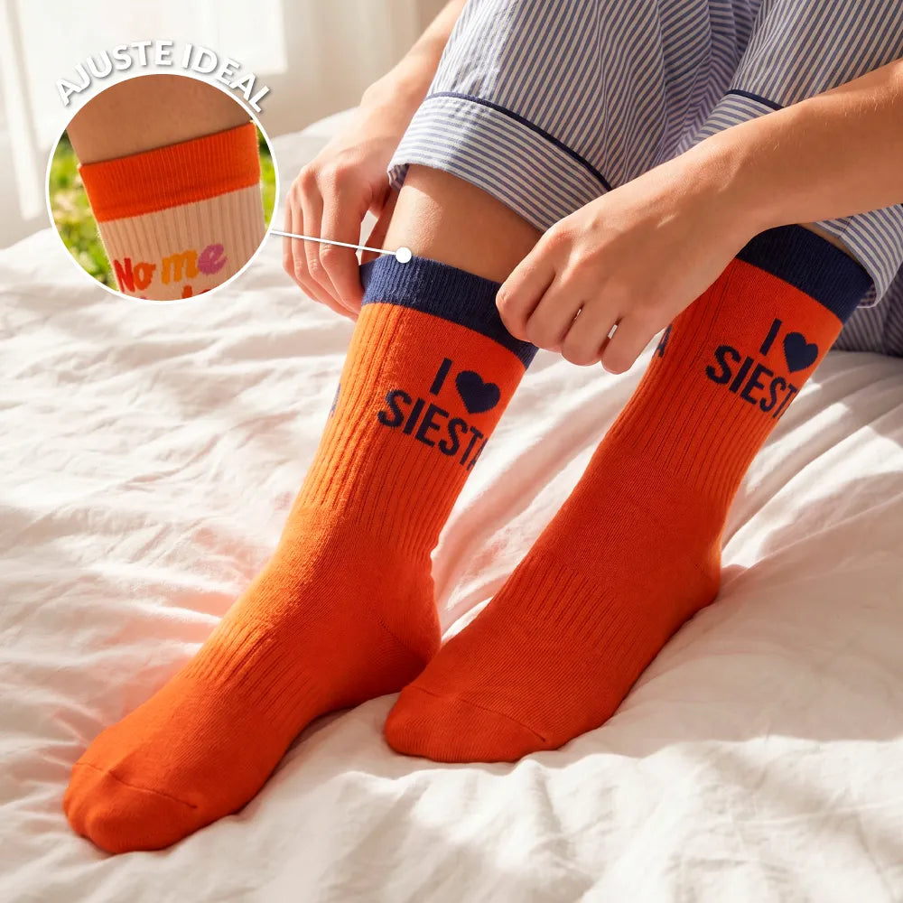 Chaussettes Unisexes « I love siesta » – Fisura – vue 5