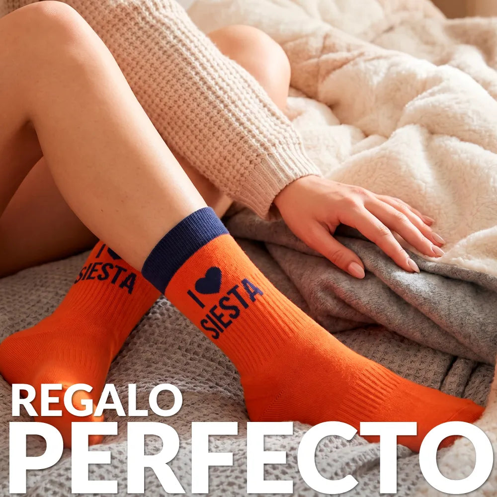 Chaussettes Unisexes « I love siesta » – Fisura – vue 6