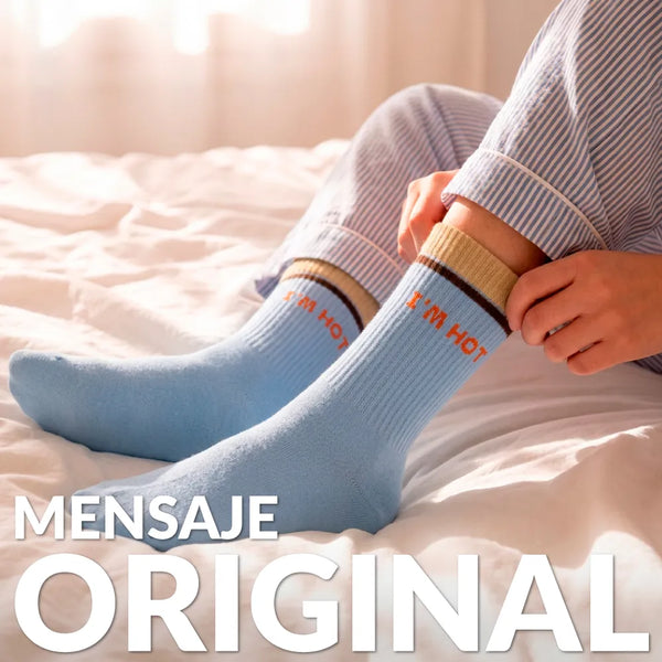 Chaussettes Unisexes « I’m hot » – Fisura – vue 2