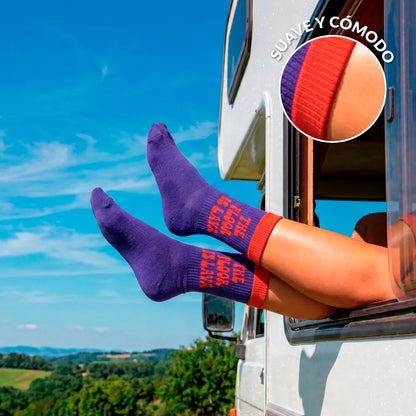 Chaussettes Unisexes « The floor is lava » – Fisura – vue 3