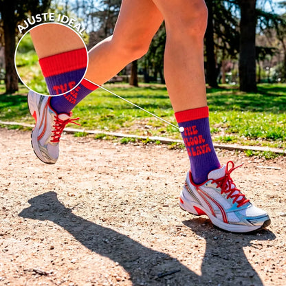 Chaussettes Unisexes « The floor is lava » – Fisura – vue 5