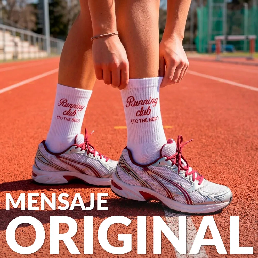 Chaussettes Unisexes « Running club to the bed » – Fisura – vue 2