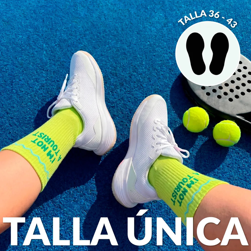 Chaussettes Unisexes « I’m not a tourist » – Fisura – vue 4