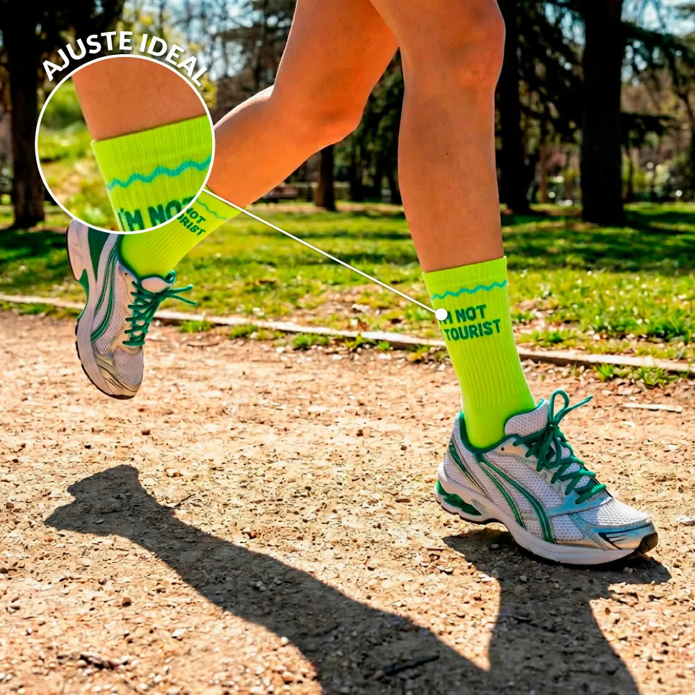 Chaussettes Unisexes « I’m not a tourist » – Fisura – vue 5