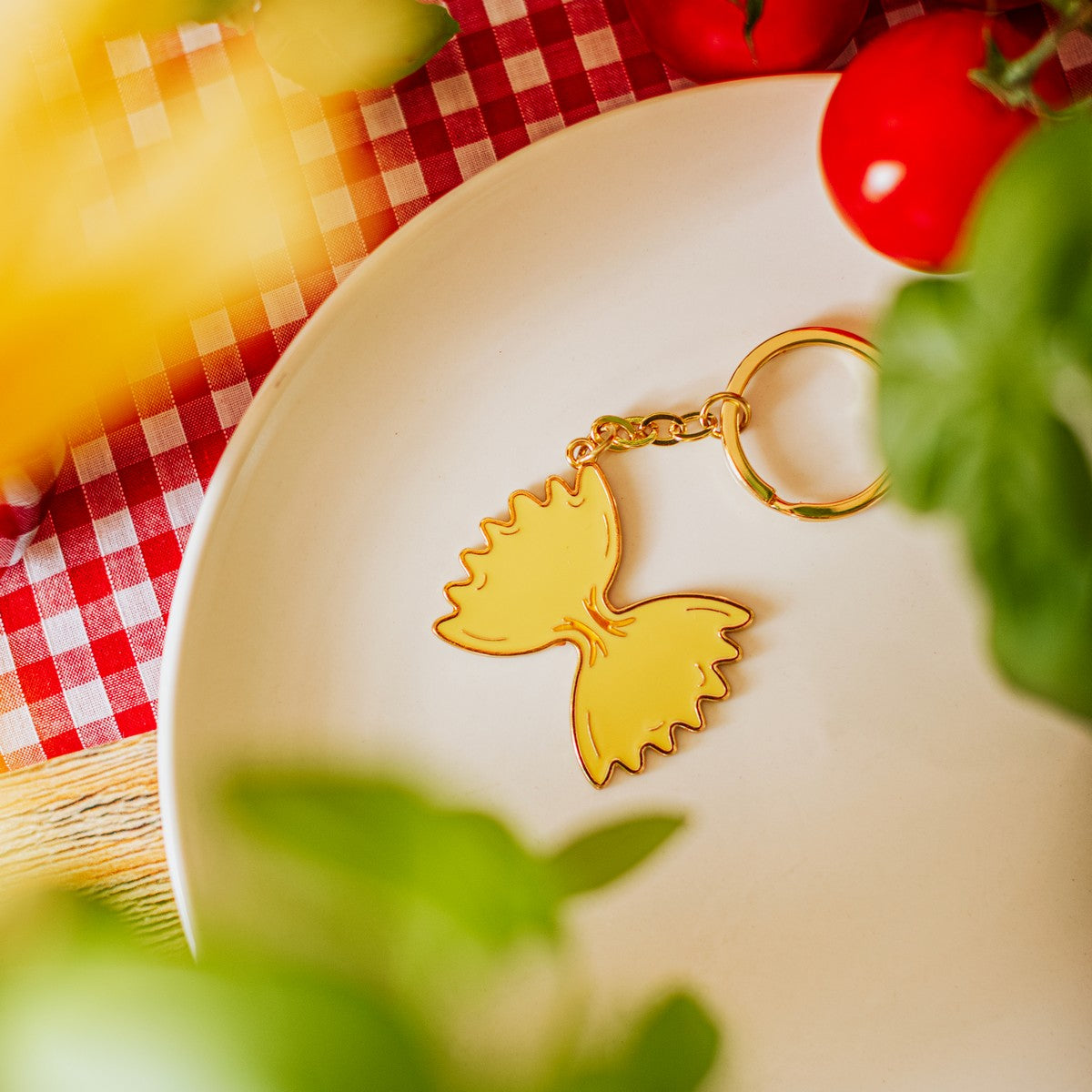 Farfalle Pasta Keychain