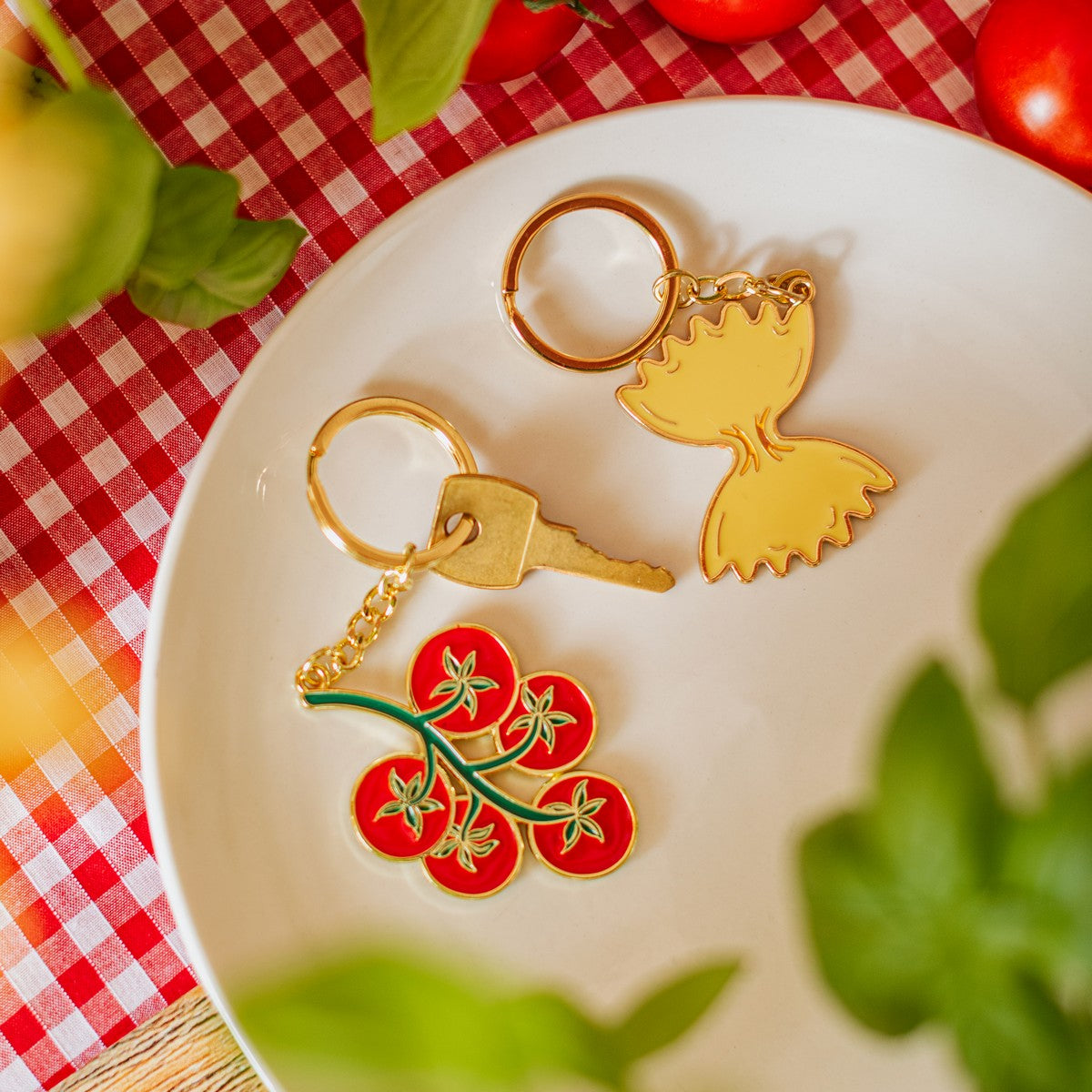 Farfalle Pasta Keychain