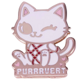 "Purrrvert" kattenpin