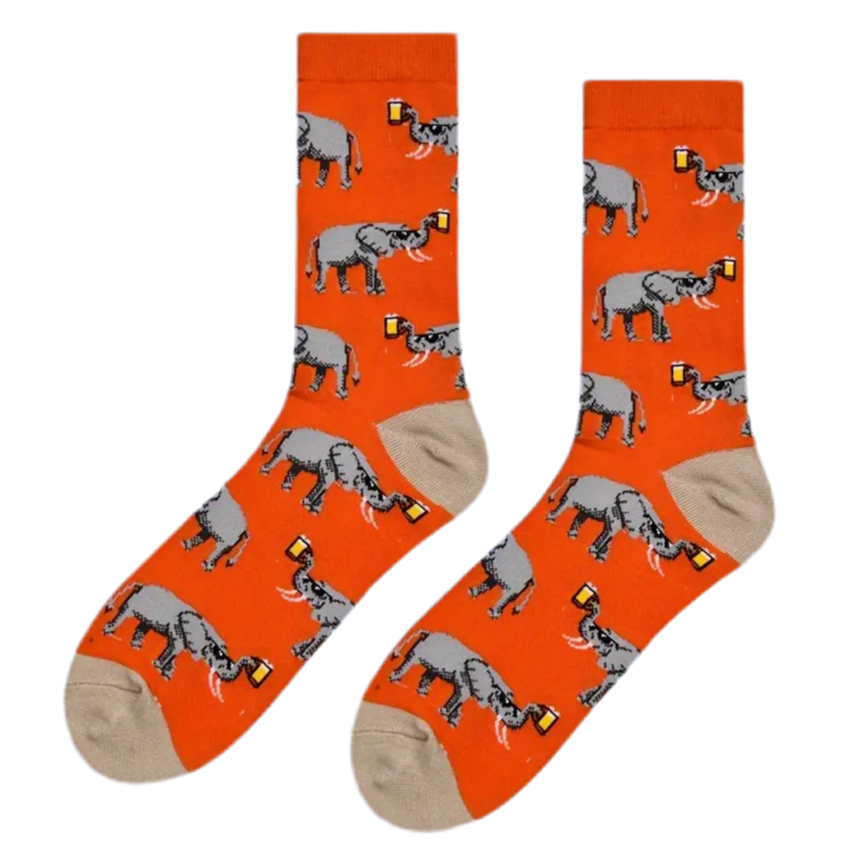Elephant Socks with Pints