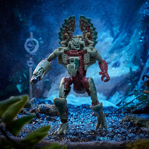 Transformers Collaborative Jurassic Park x Transformers Dilophocon and Autobot JP12