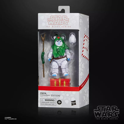 star wars the black series ewok holiday edition hasbro