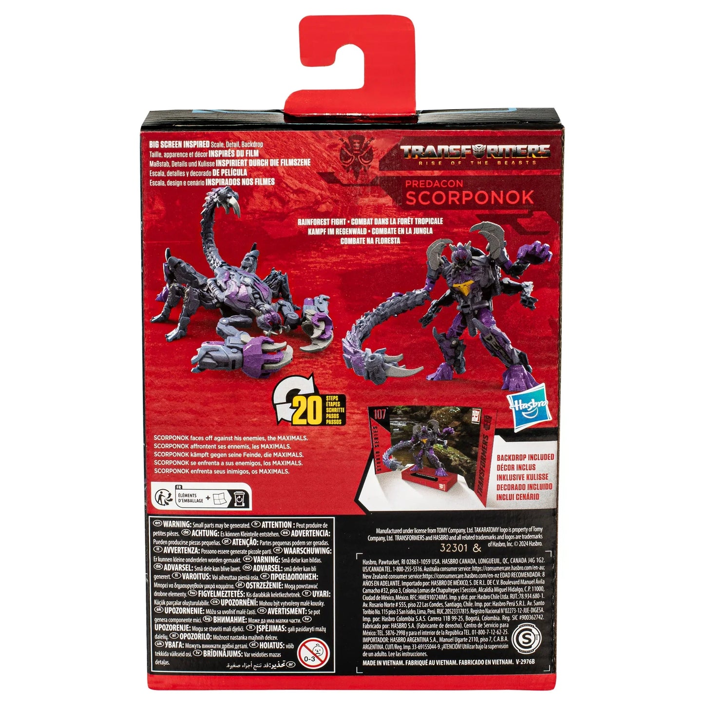 Transformers Generations Studio Series Deluxe 107 Predacon Scorponok