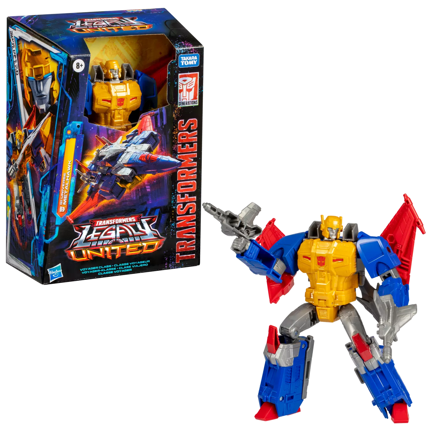 Transformers Generations Legacy United Voyageur Class G1 Universe Metalhawk