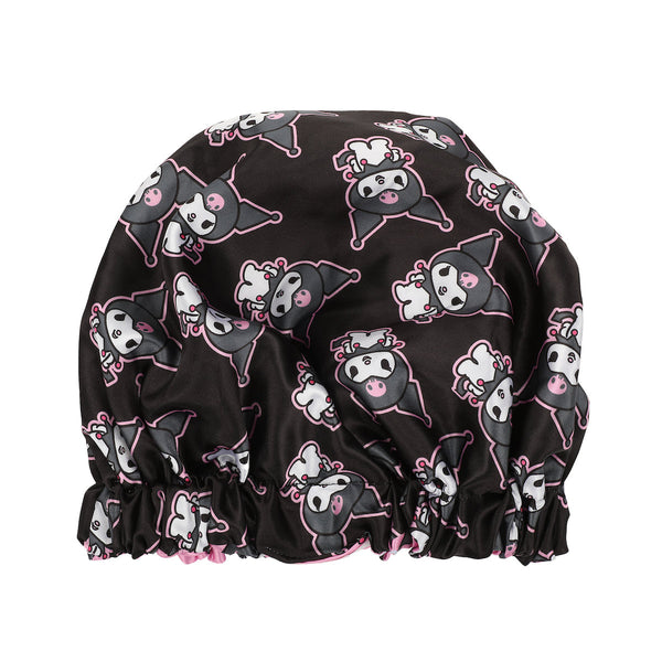 Bonnet de nuit réversible Kuromi – imprimé intégral