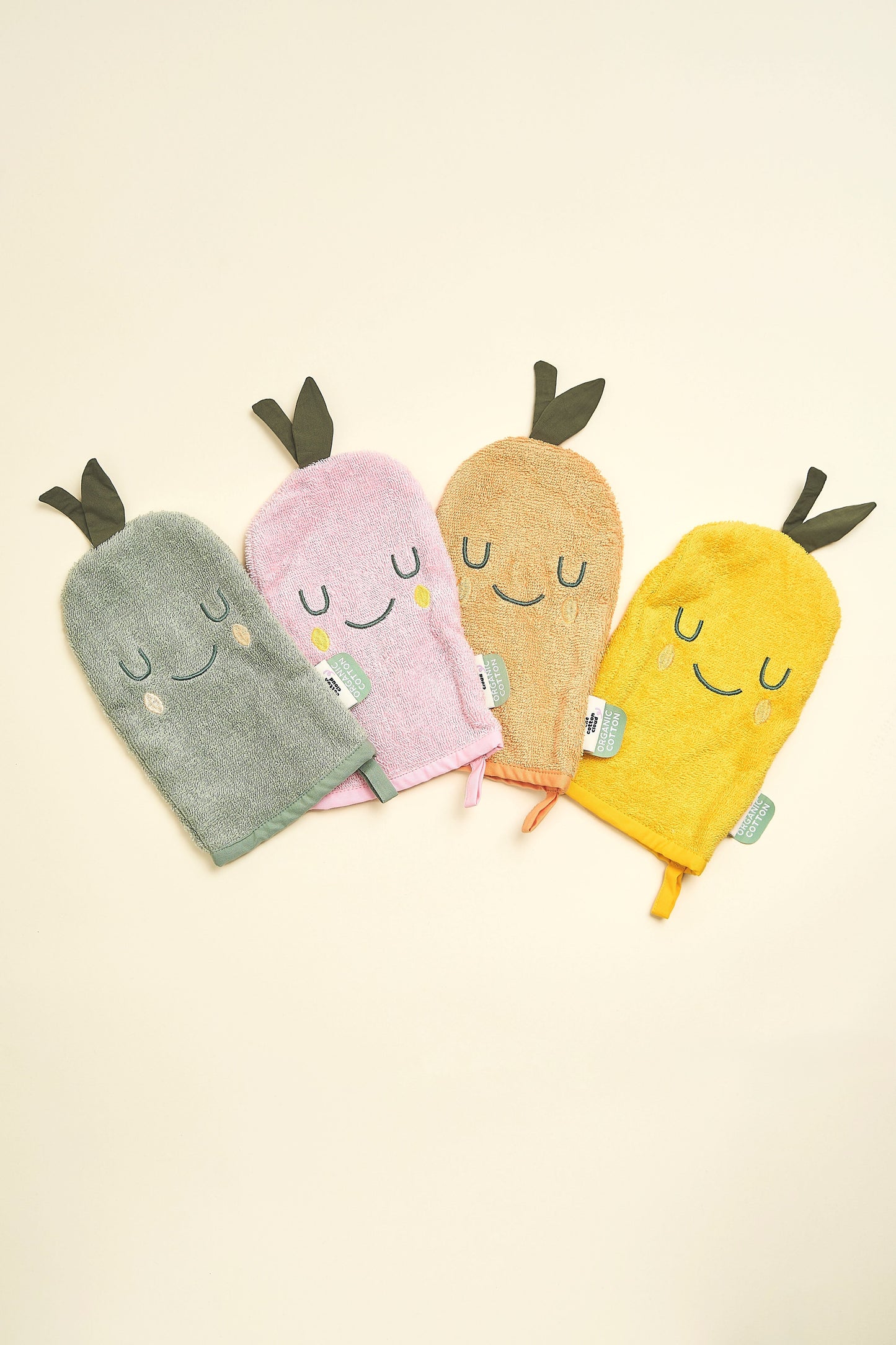 Lemon/Pear washcloth set