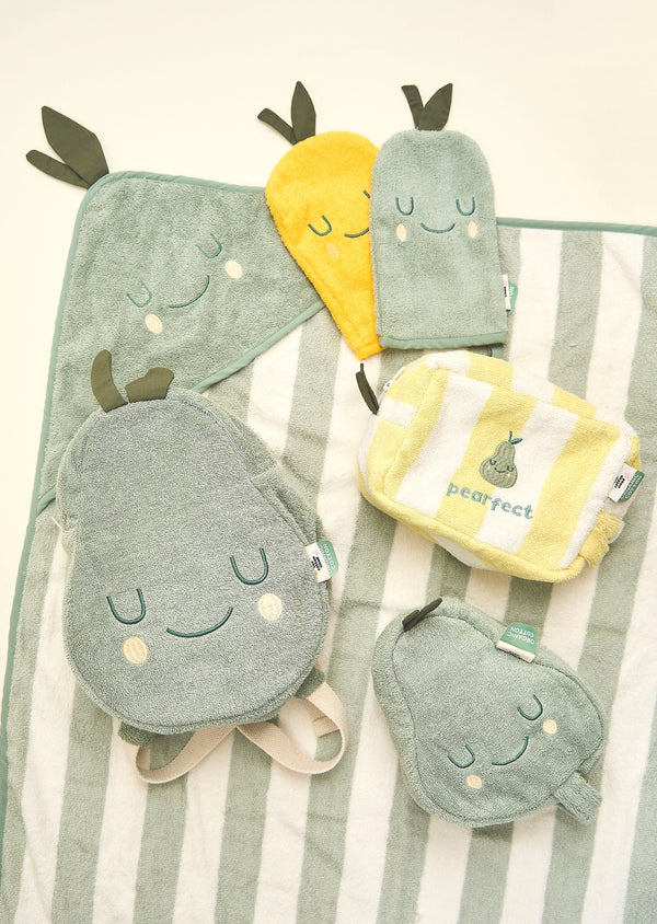 Lemon/Pear washcloth set