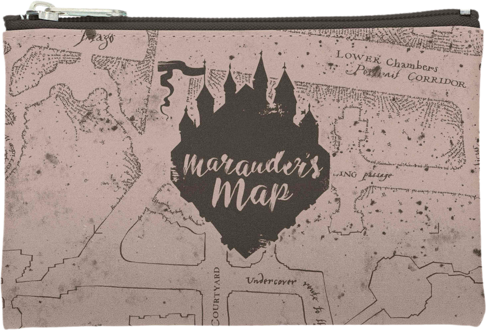 Trousse Harry Potter - Carte du Maraudeur
