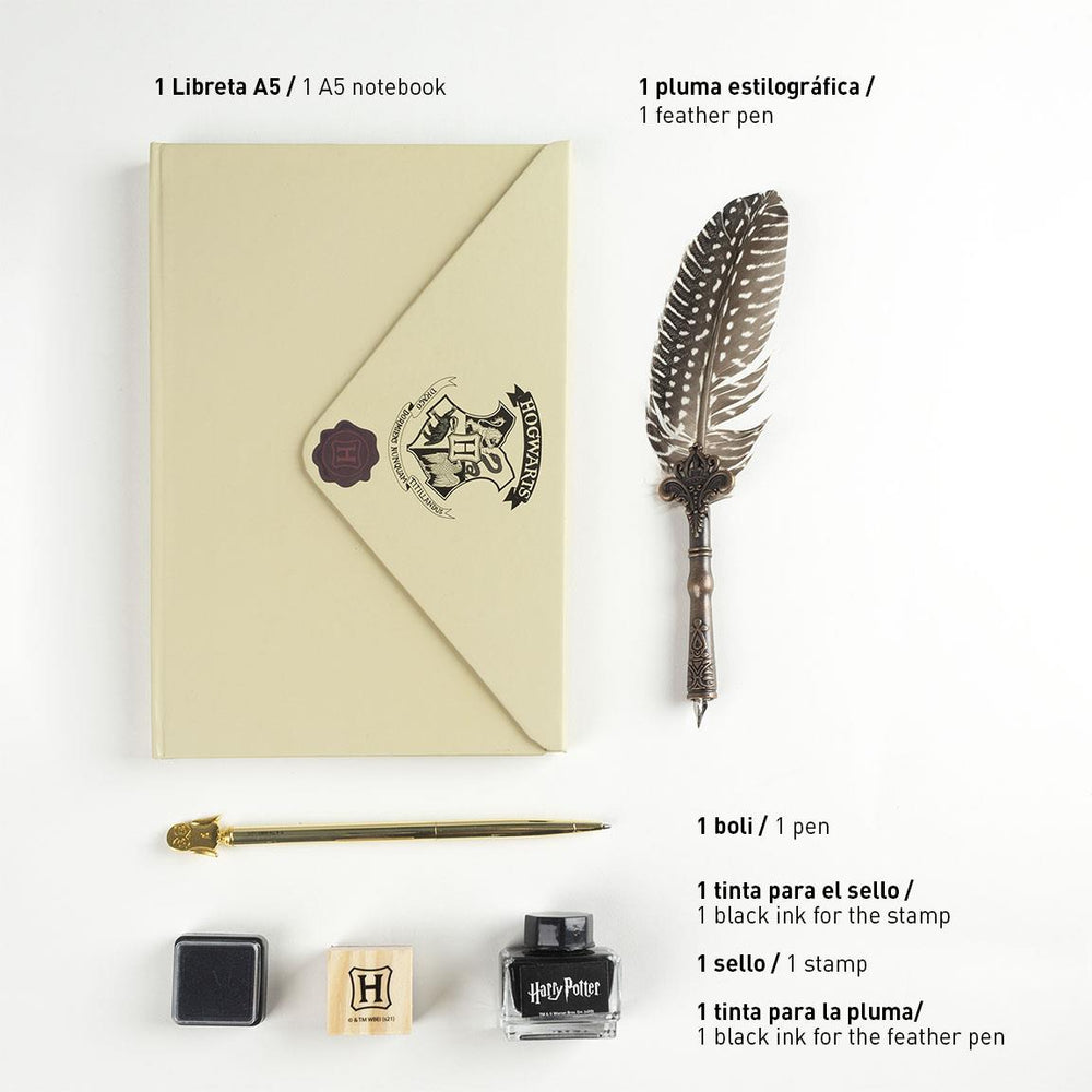 Harry Potter Kalligrafie & Briefpapier Set - Brief