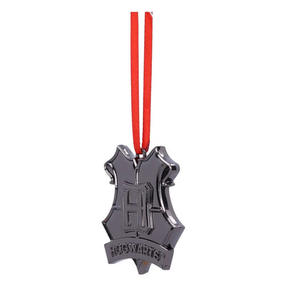 Harry Potter Christmas Decoration - Hogwarts Crest (Silver)