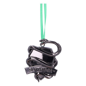 Harry Potter kerstdecoratie - Zwadderich-wapen (zilver)