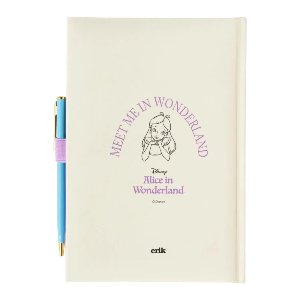 Carnet de Note avec Stylo Alice au Pays des Merveilles