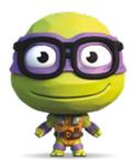 Teenage Mutant Ninja Turtles - Donatelo - 10 cm Elastikorps-figuur