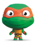 NINJA TURTLES - Michelangelo - Elastikorps 10cm Figurine