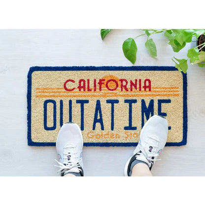 Back to the Future Doormat - Plaque