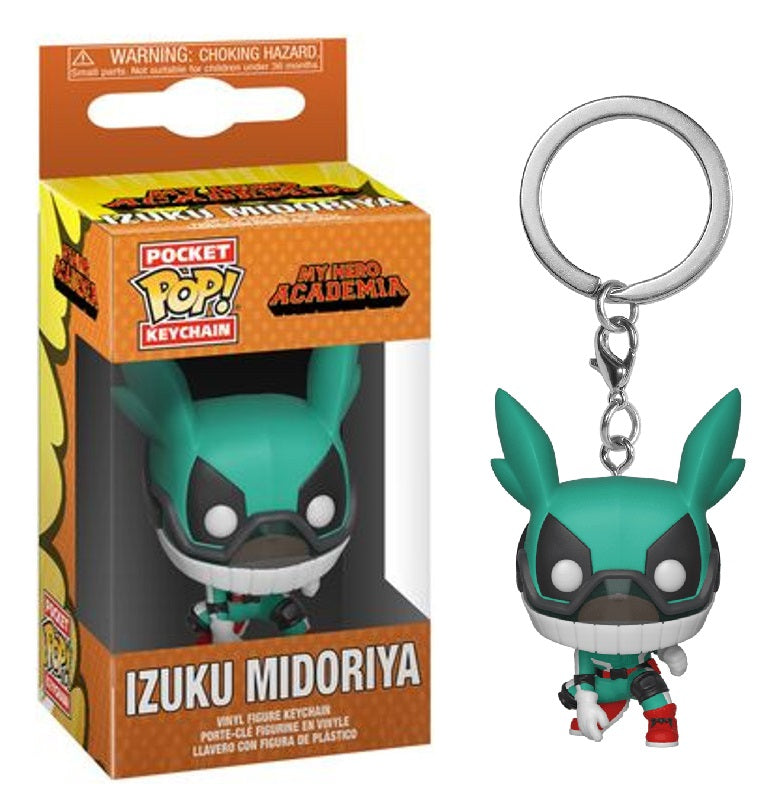 Pop! Keychain Deku with Helmet