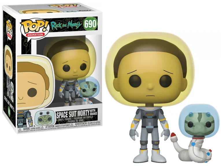 Pop! &amp; Buddy Space Suit Morty with Snake