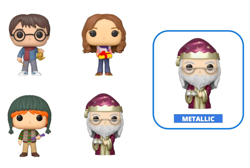 Pop! Harry Potter Holiday - Lot de 4 figurines édition spéciale