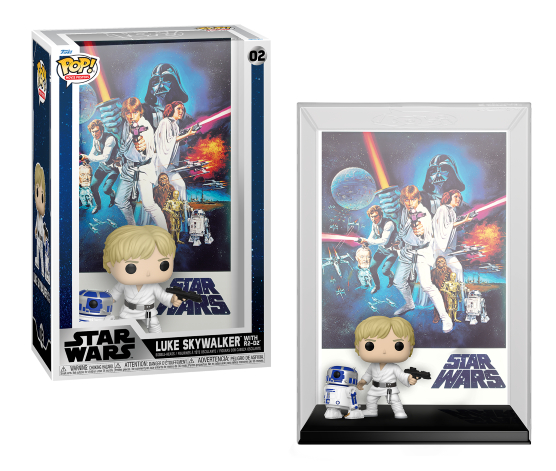 Pop! Filmposter Luke Skywalker met R2-D2