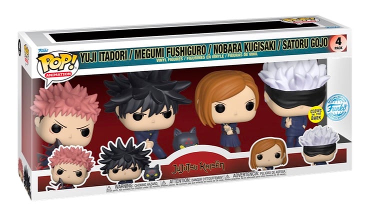 Pop! JuJuTsu Kaisen 4 PACK (SE)