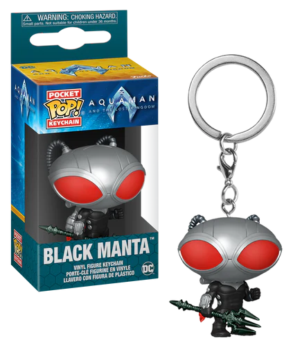 Pop! Sleutelhanger Zwarte Manta