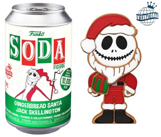 vinyl soda gingerbread santa jack skellington