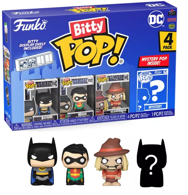 bitty pop dc comics 4 pack series 1