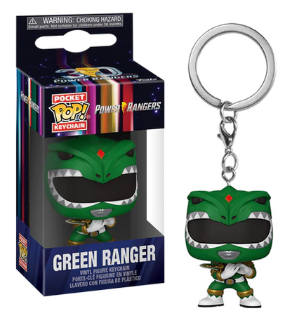 POWER RANGERS 30TH Pocket Pop Keychains Ranger Vert