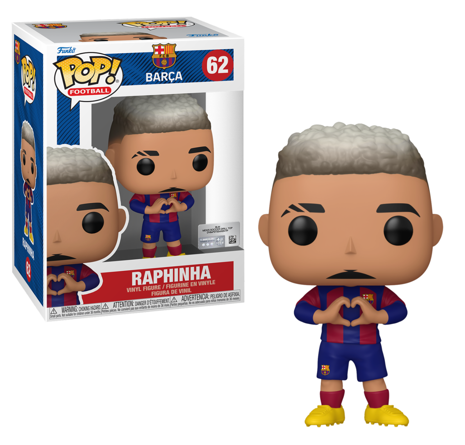 BARCELONA POP Football N° 62 Raphinha