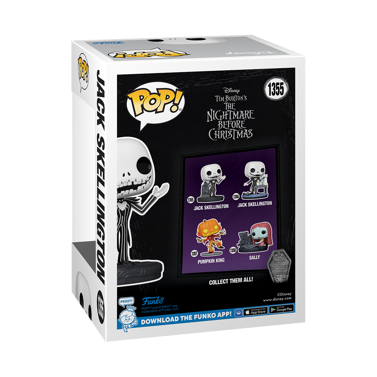 pop jack skellington in graveyard 1355