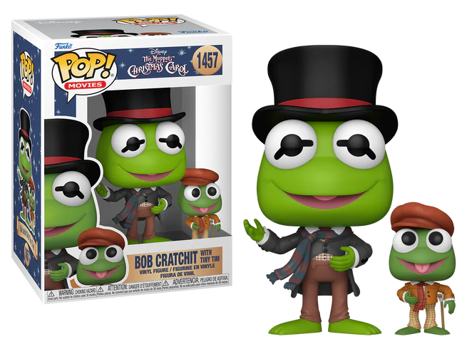 pop buddy bob cratchit with tiny tim 1457
