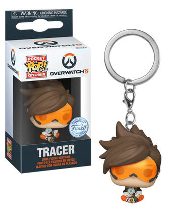 OVERWATCH 2 Pocket Pop Keychains Tracer