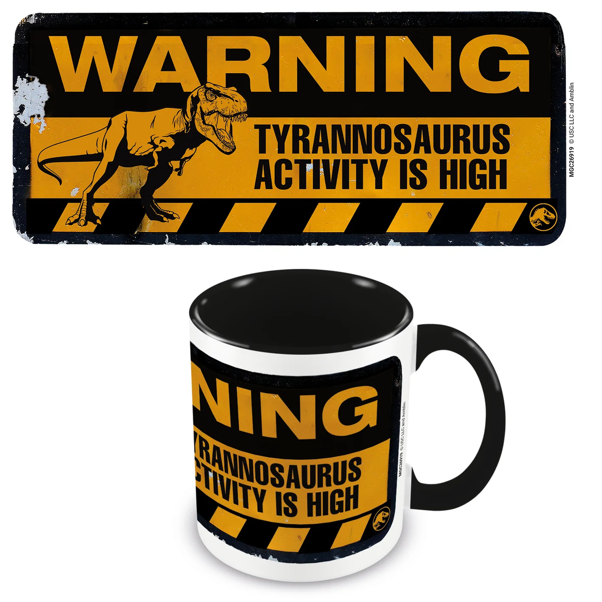 Jurassic World 3 Mug - Warning