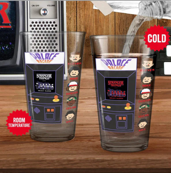 Stranger Things Palace Arcade Farbwechsel-Glas - 450 ml