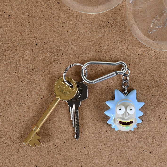 Rick &amp; Morty 3D Keychain - Rick 