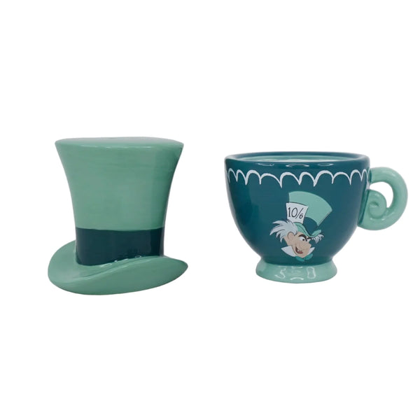 Alice in Wonderland Salt and Pepper Shakers - Mad Hatter