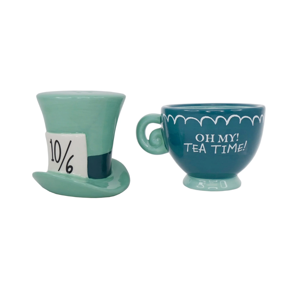 Alice in Wonderland Salt and Pepper Shakers - Mad Hatter