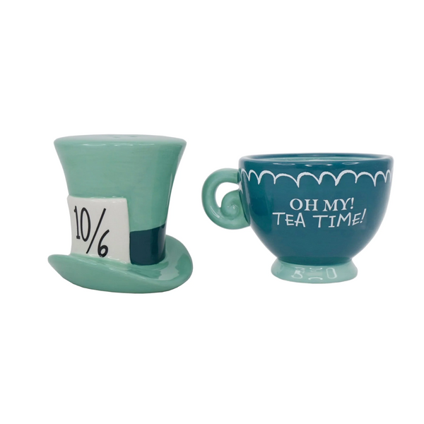 Alice in Wonderland Salt and Pepper Shakers - Mad Hatter